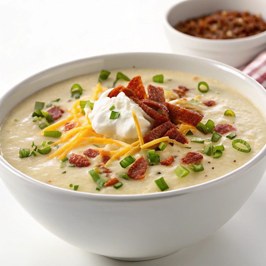 Loaded Mashed Potato Soup