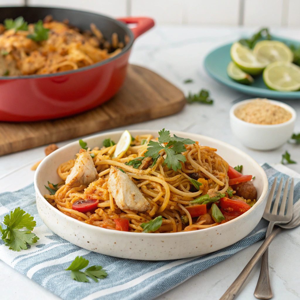 Easy One Pot Chicken Fideo Recipe