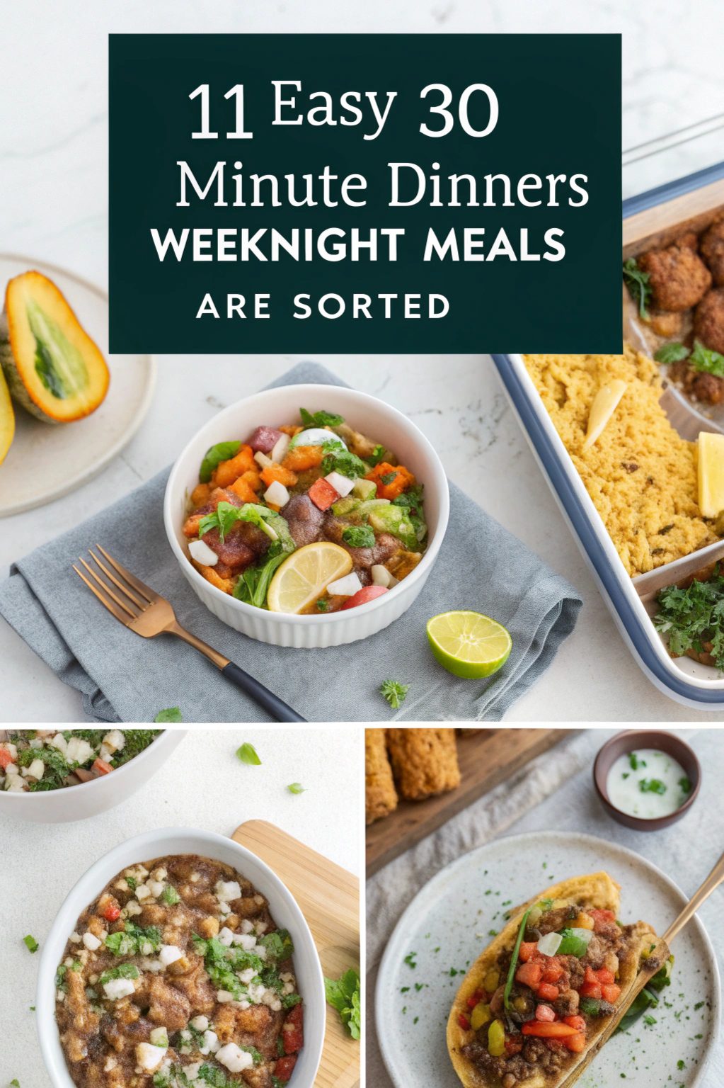 Easy 30 Minute Dinners Weeknight Meals Are Sorted