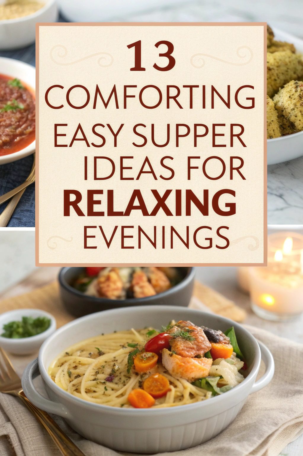 Comforting Easy Supper Ideas for Relaxing Evenings