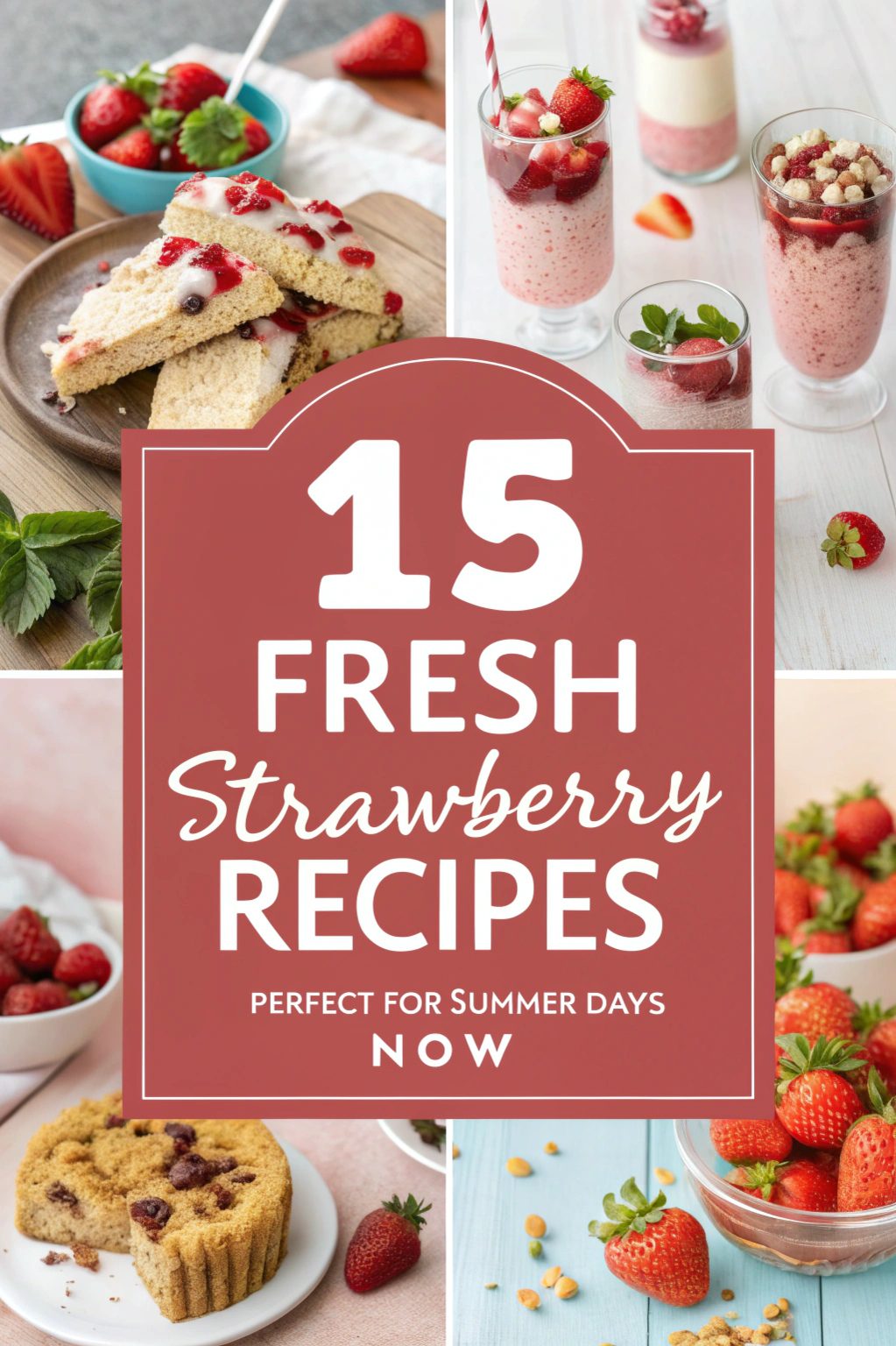 Fresh Strawberry Recipes Perfect for Summer Days Now