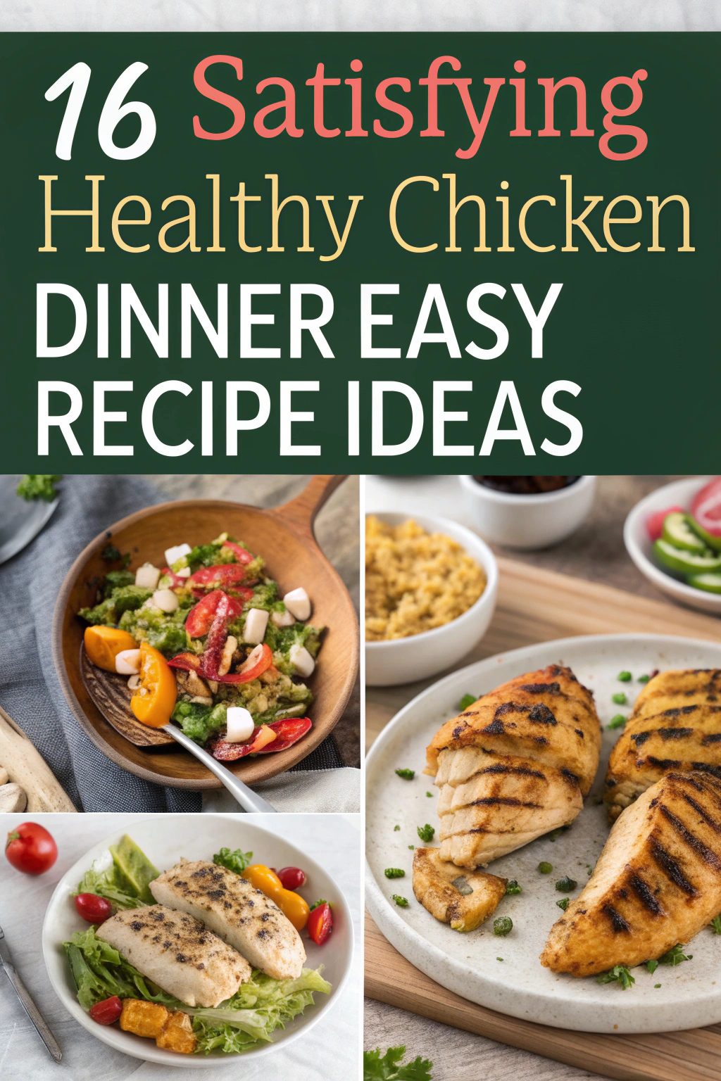 Satisfying Healthy Chicken Dinner Easy Recipe Ideas
