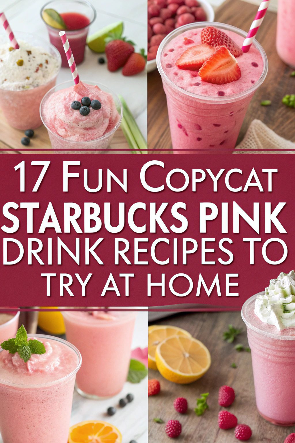 Copycat Starbucks Pink Drink