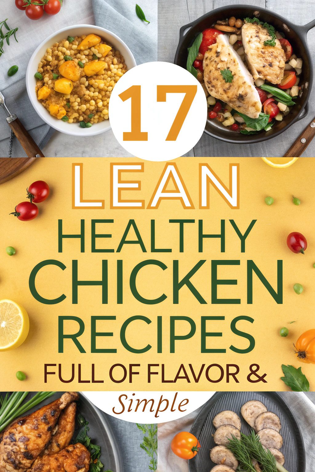 Lean Healthy Chicken Recipes Full of Flavor & Simple