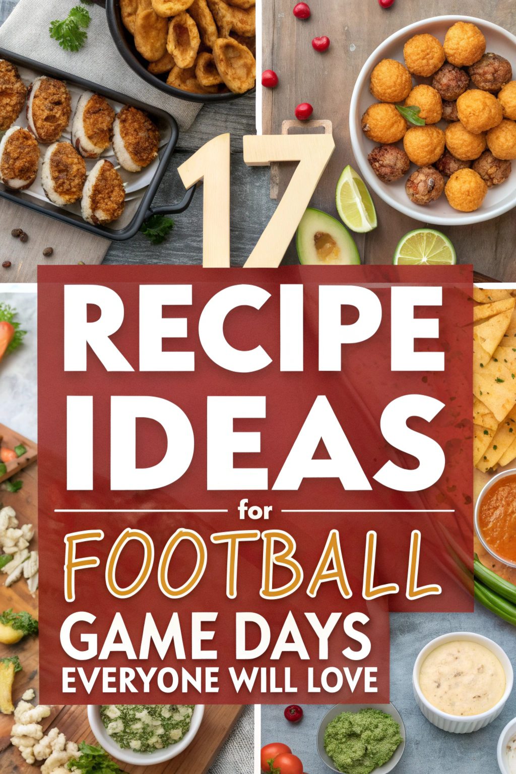 Recipe Ideas for Football Game Days