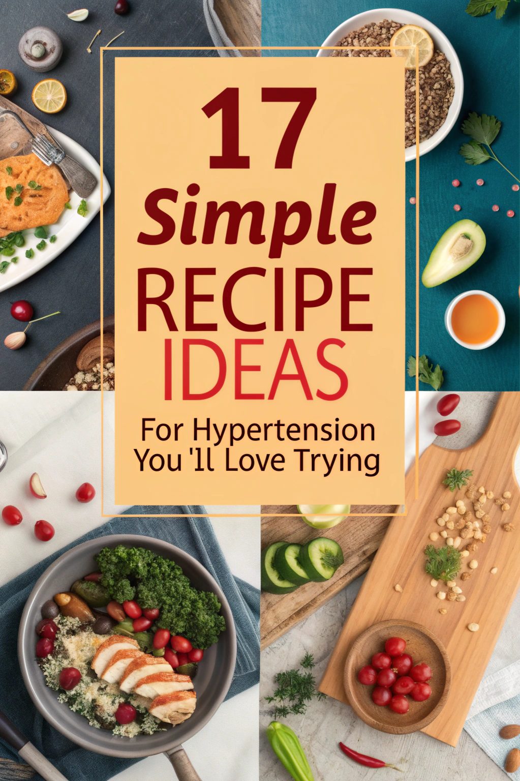 Simple Recipe Ideas for Hypertension