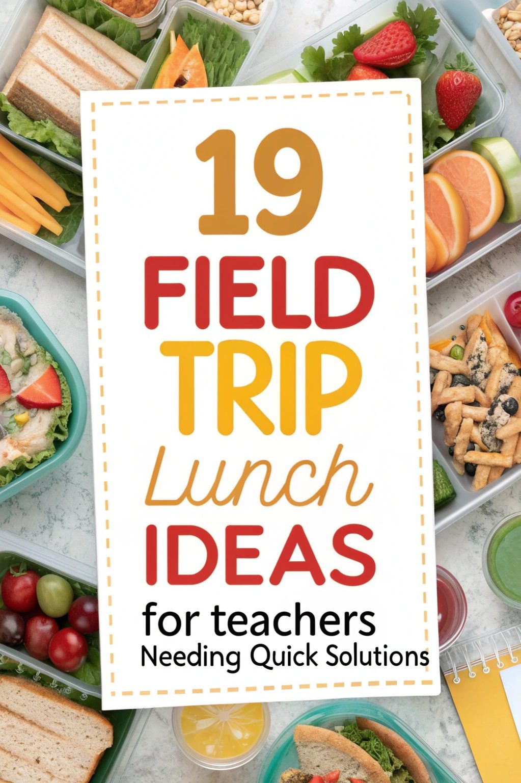 Field Trip Lunch Ideas for Teachers Needing Quick