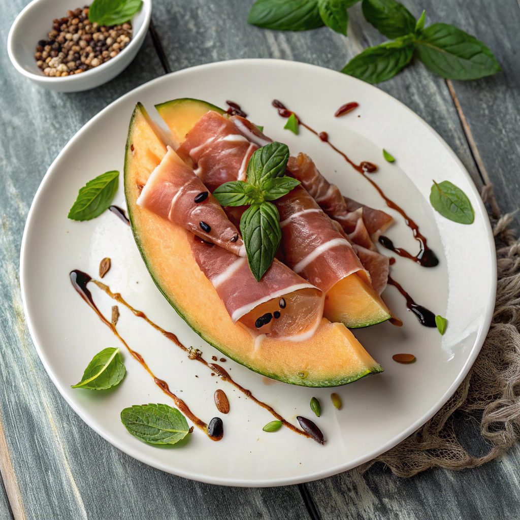 Ingredients for Prosciutto Wrapped Melon