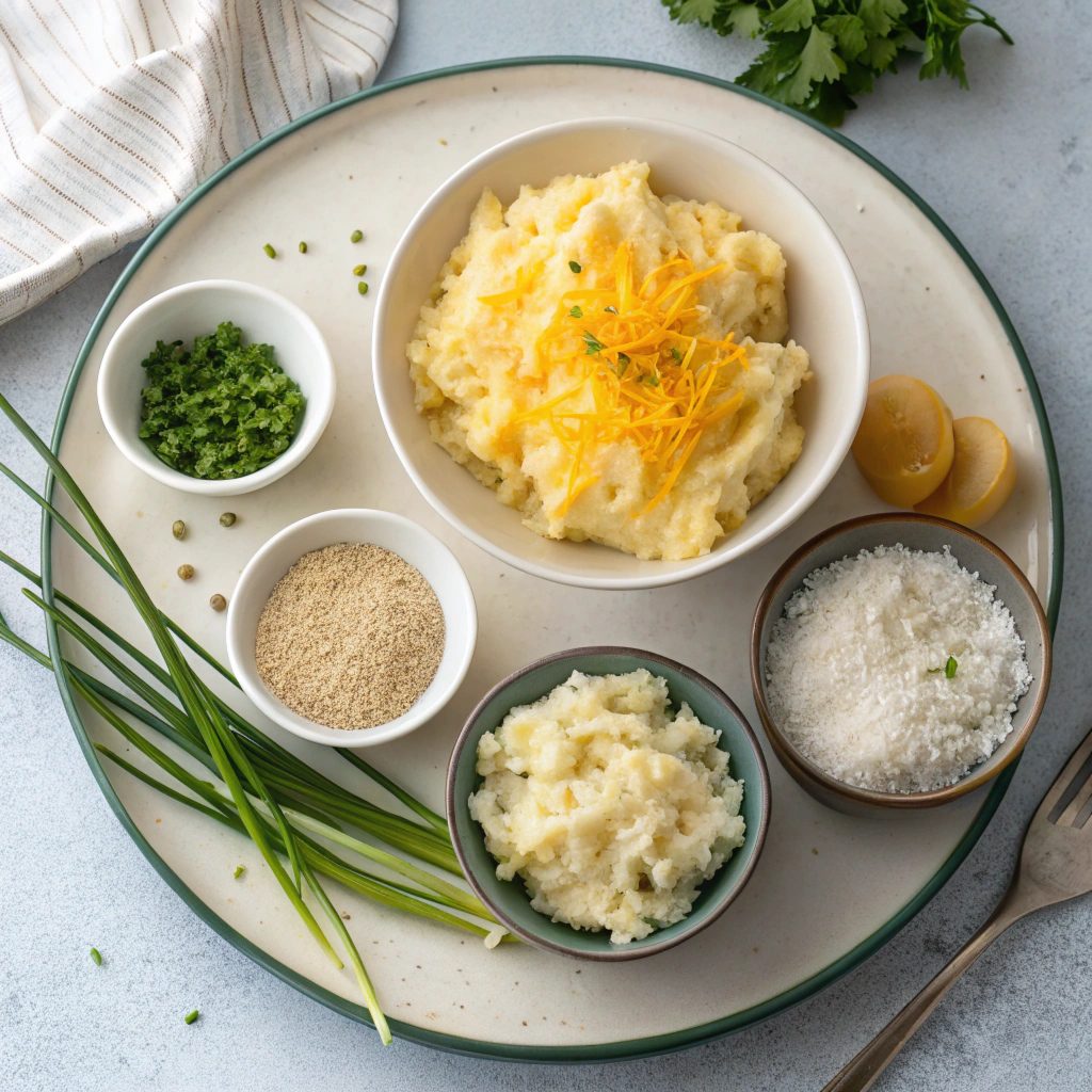Ingredients For Loaded Mashed Potato Soup