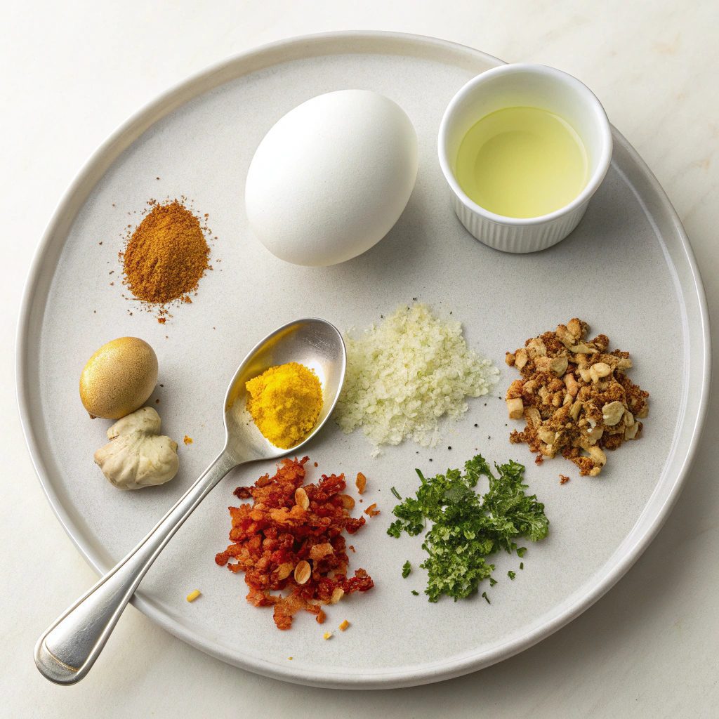 Ingredients for Egg Curry In A Hurry