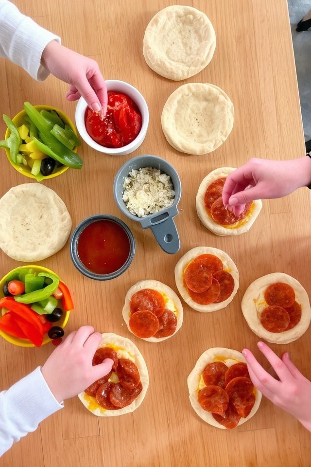 create your own pizza