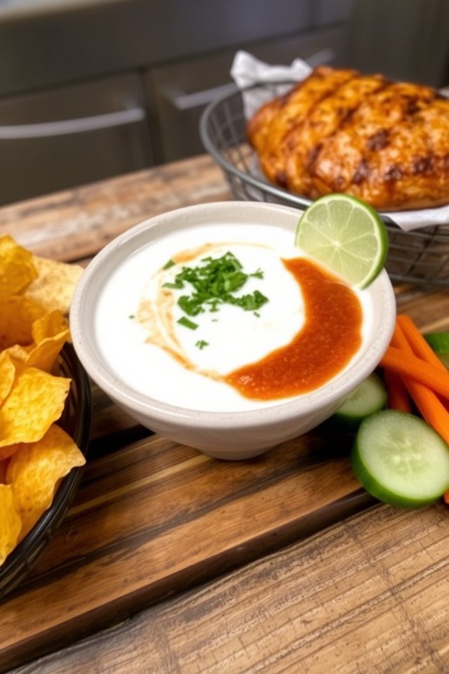 crema salsa dipping sauce