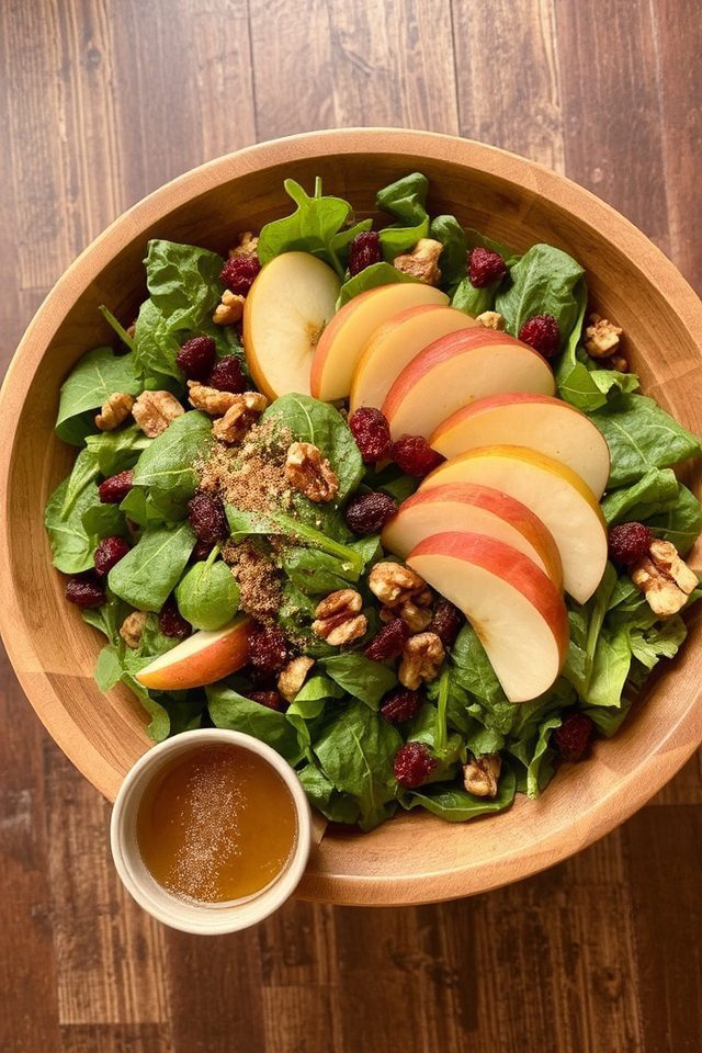 crisp autumn apple salad