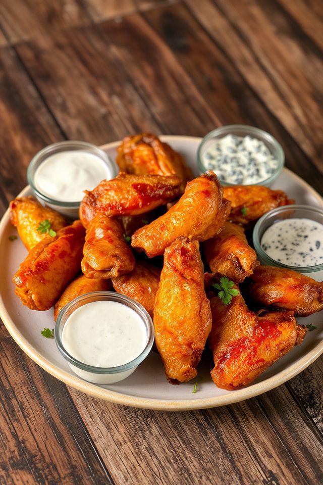 crispy air fried wings