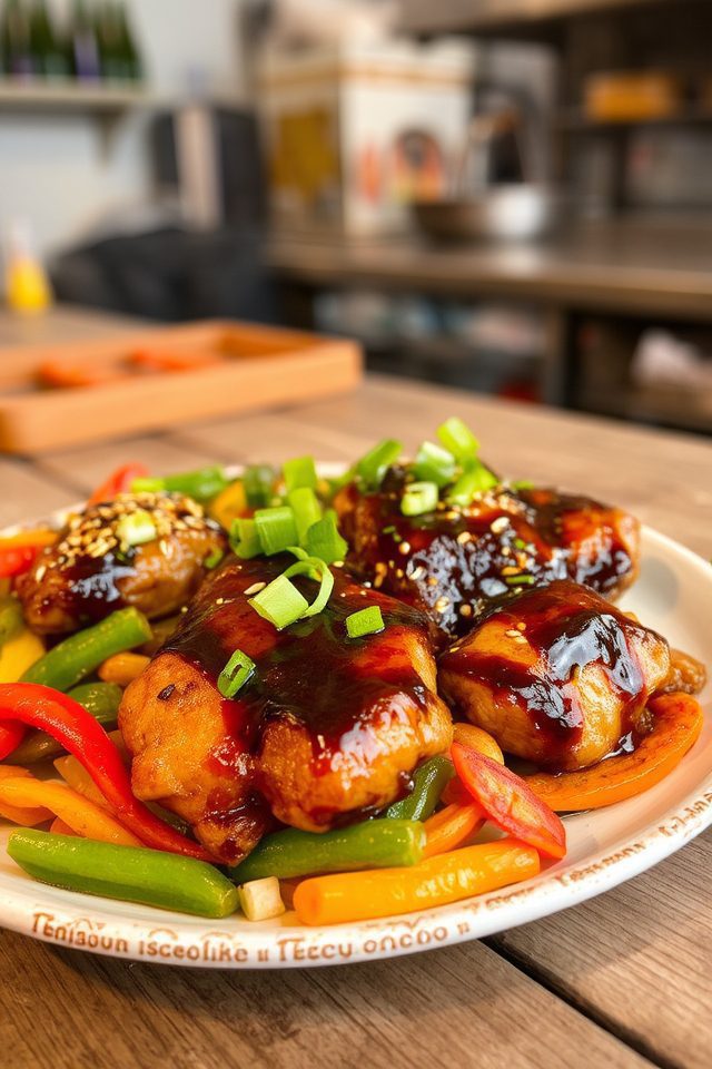 crispy asian style chicken