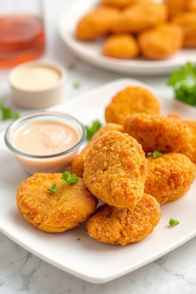 crispy baked chicken nuggets