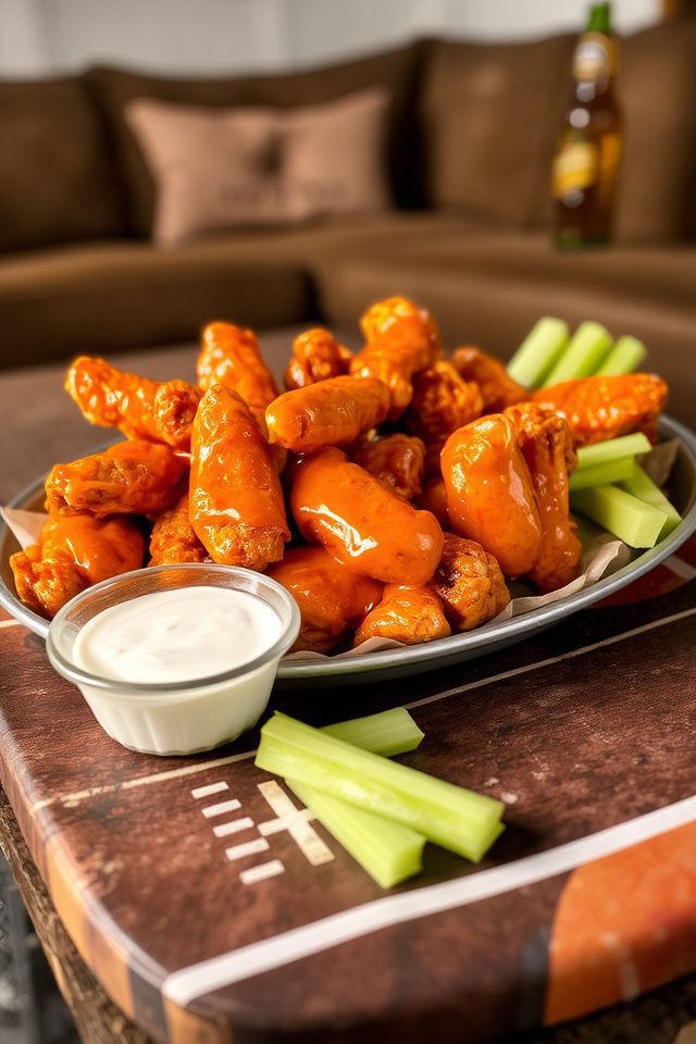 crispy buffalo chicken snack