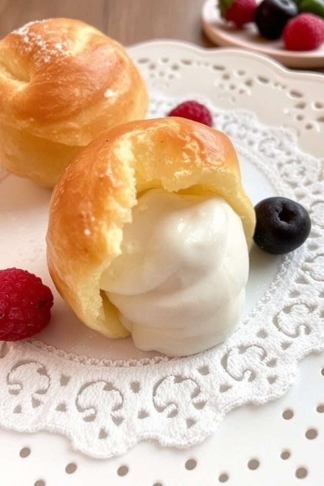 crispy cheese pastry shell