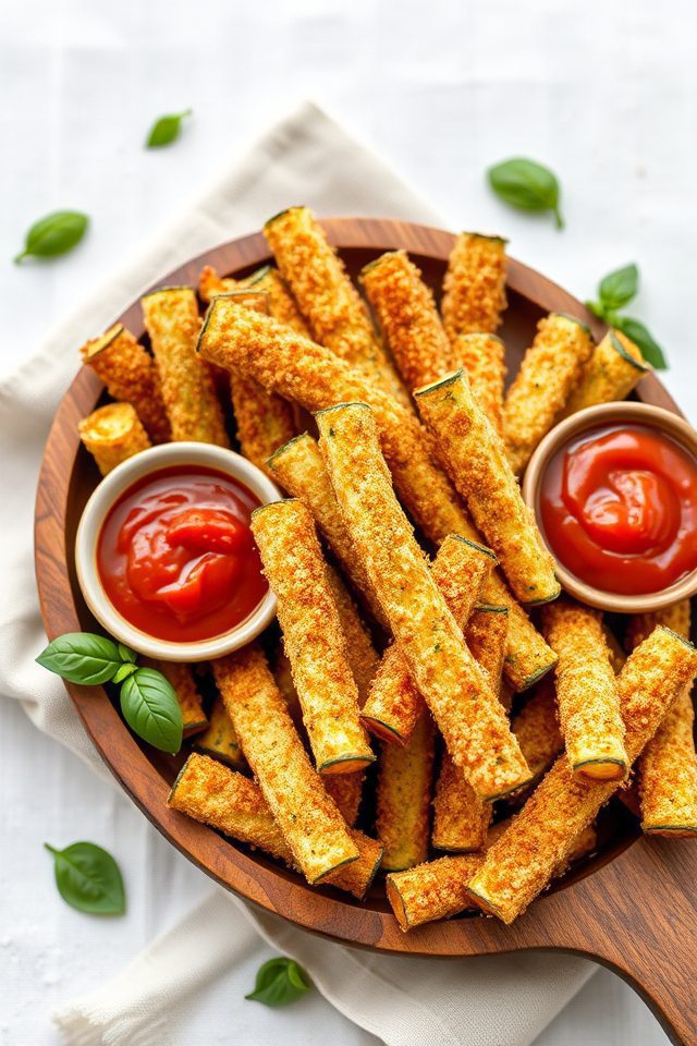 crispy cheesy zucchini fries