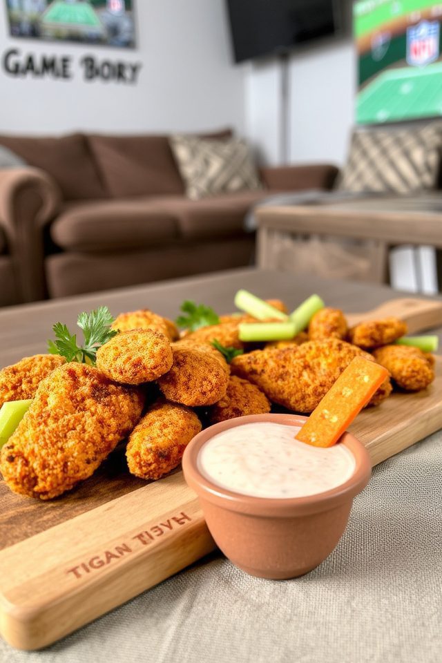 crispy chicken buffalo bites