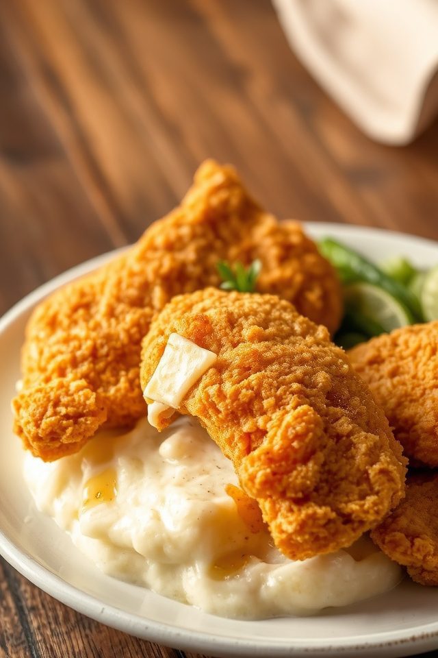 crispy chicken comfort food