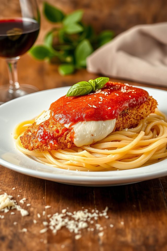 crispy chicken italian dish
