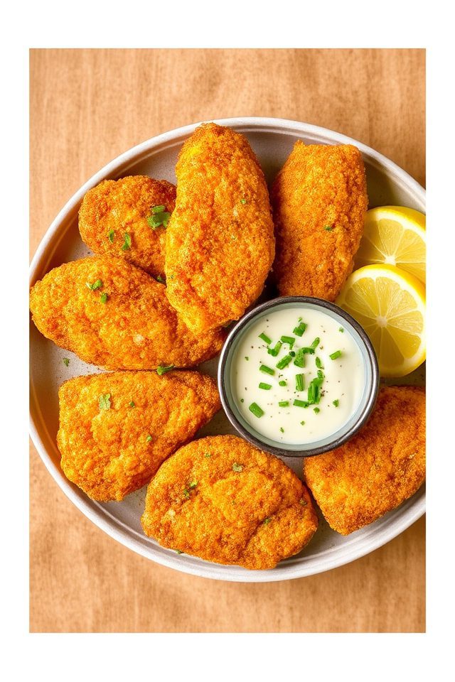 crispy chicken with aioli