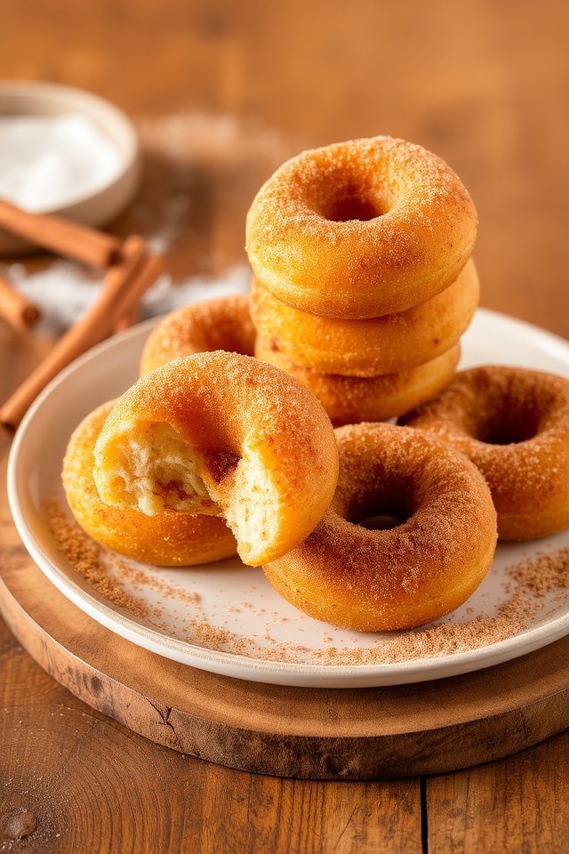 crispy cinnamon sugar treats