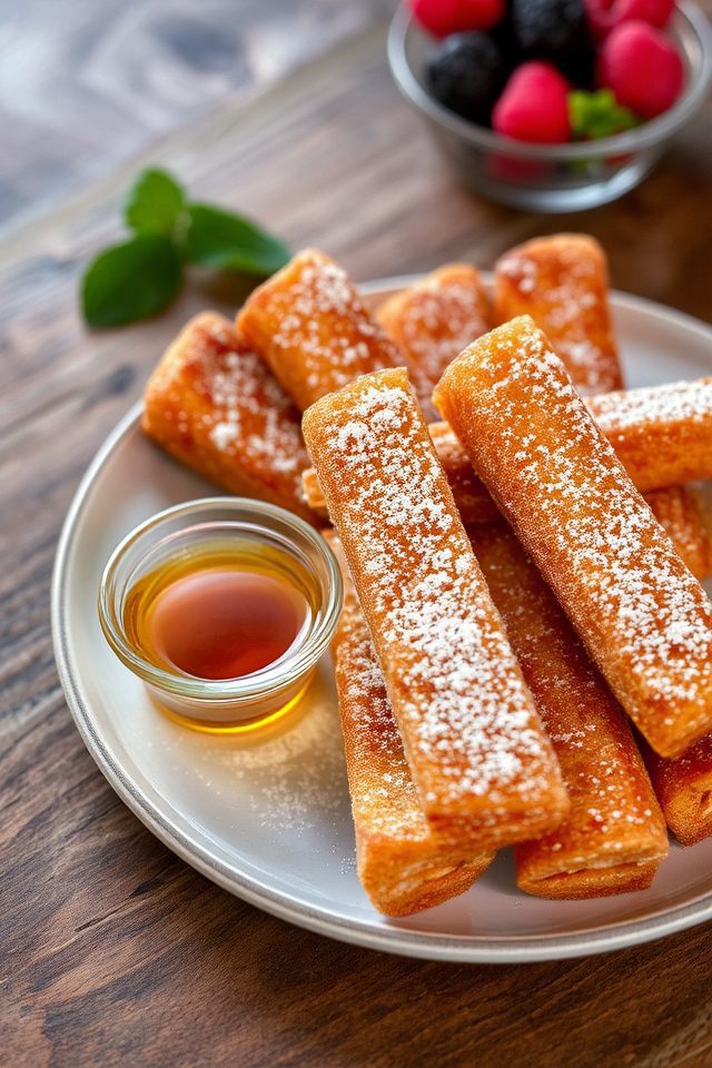crispy cinnamon vanilla sticks