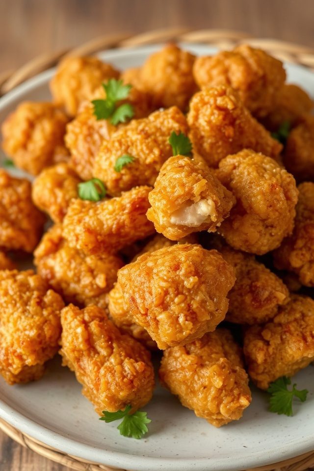 crispy double fried chicken