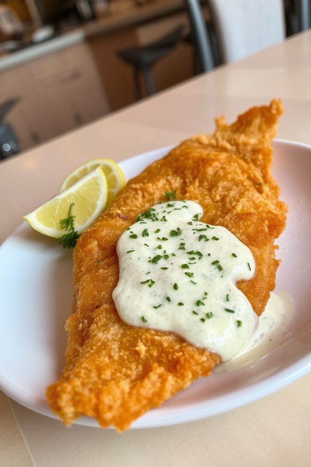 crispy fish remoulade sauce