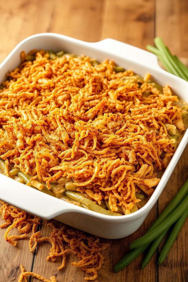 crispy fried onion casserole