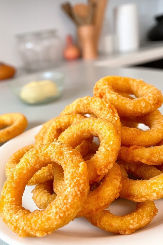crispy fried onion rings