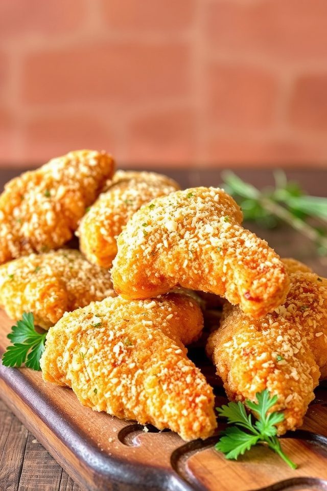 crispy garlic fried chicken