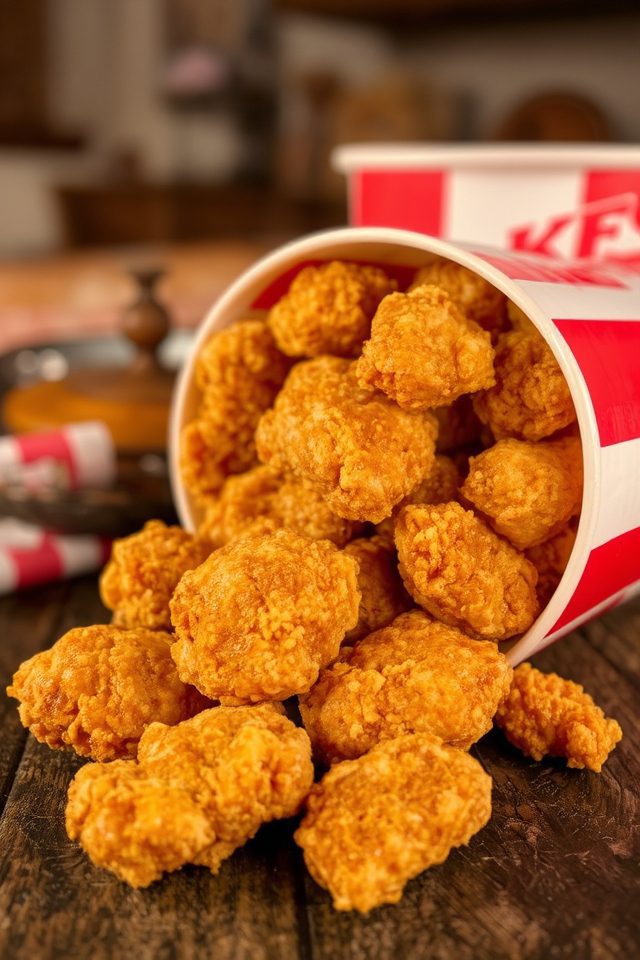 crispy golden fried chicken
