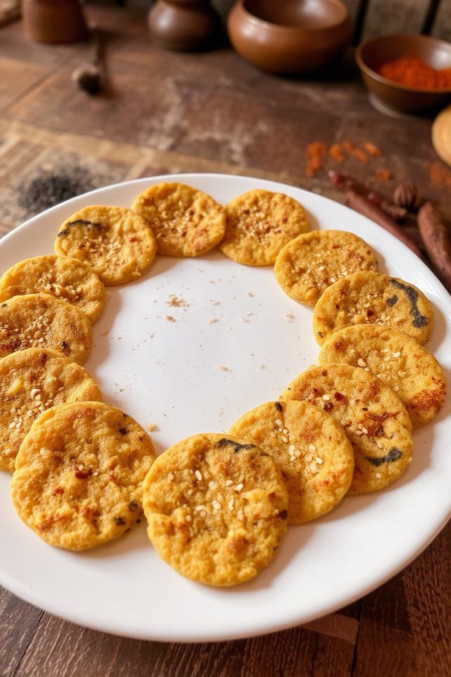 crispy gujarati snack food