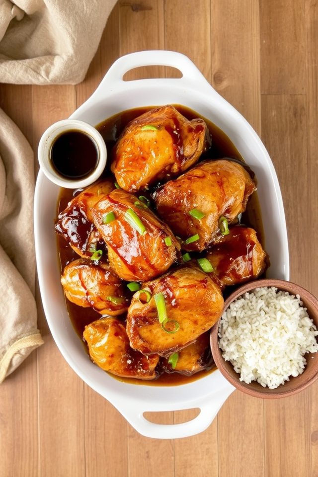 crispy honey garlic chicken
