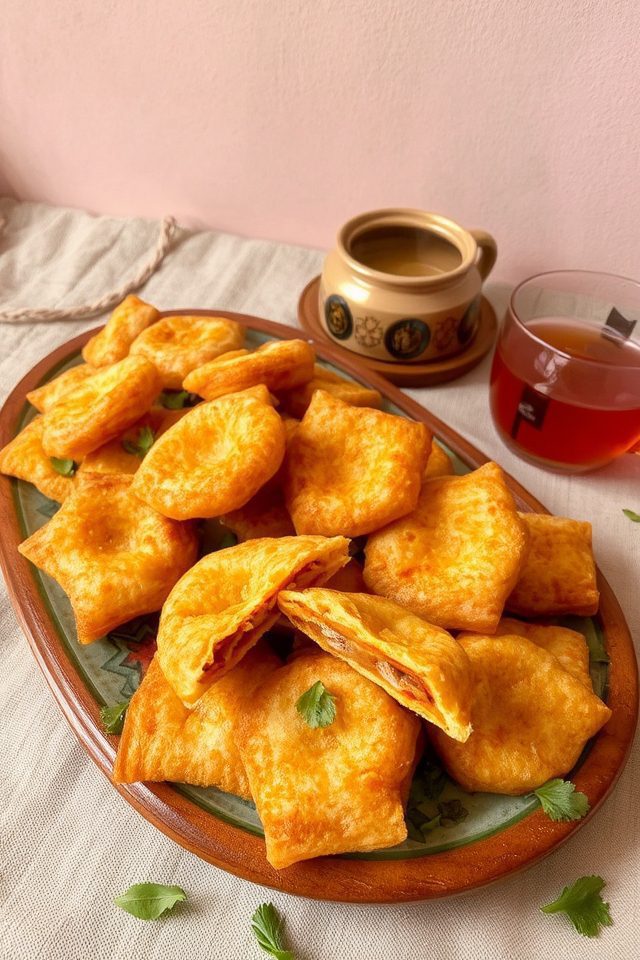 crispy indian fried snack