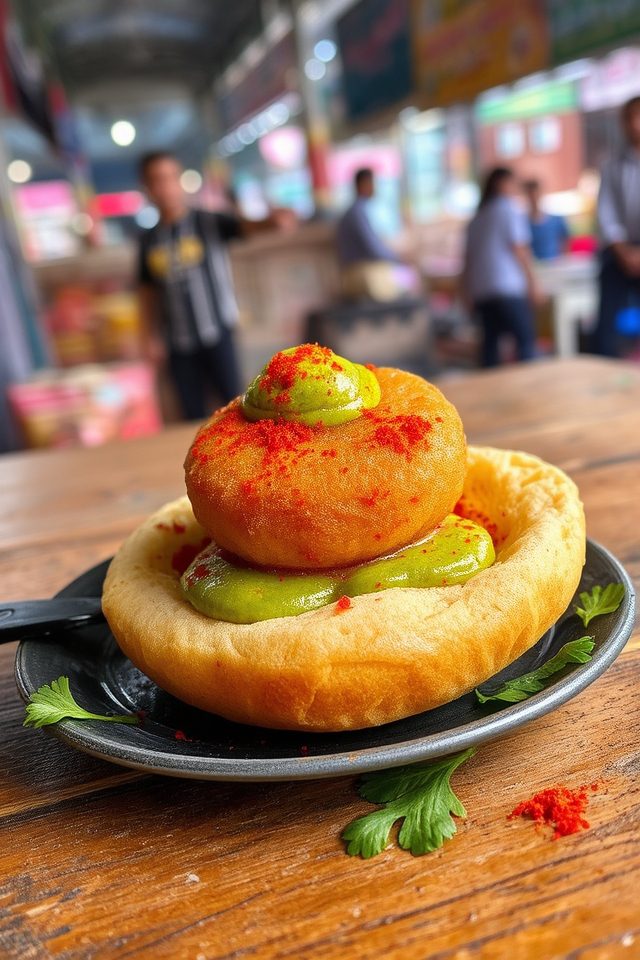 crispy indian street food