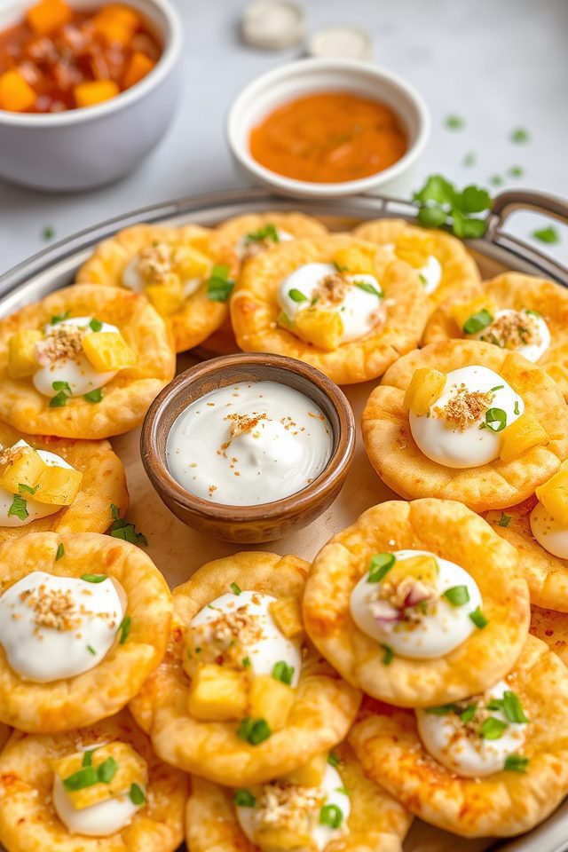 crispy indian street snack