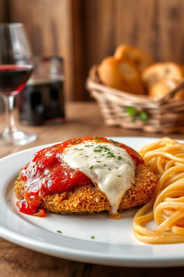 crispy italian chicken dish