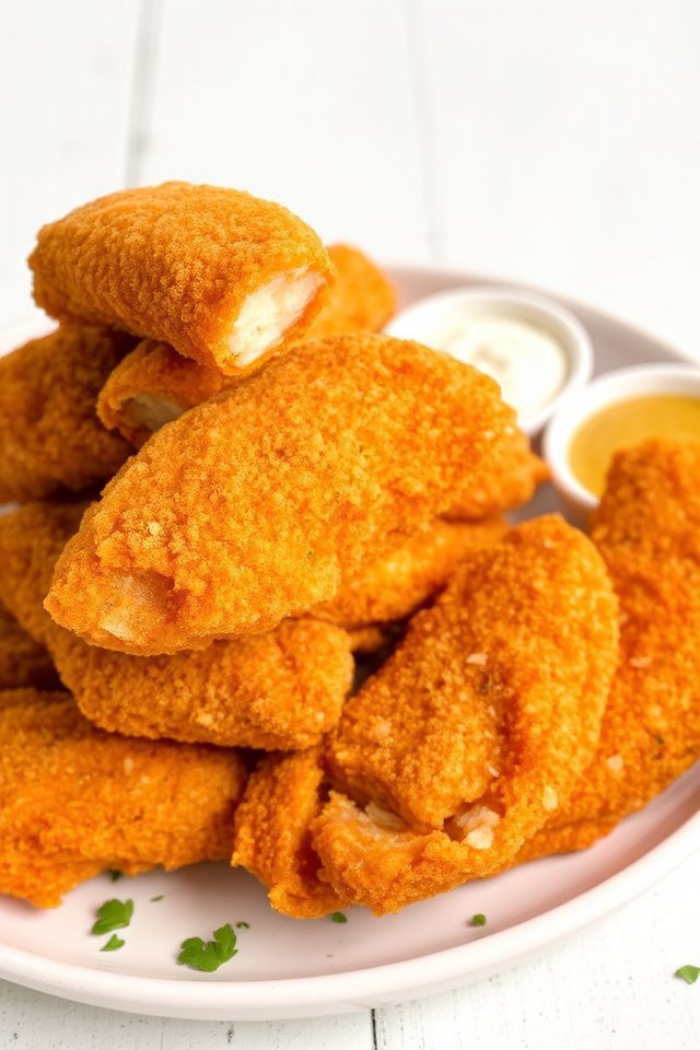 crispy juicy chicken tenders