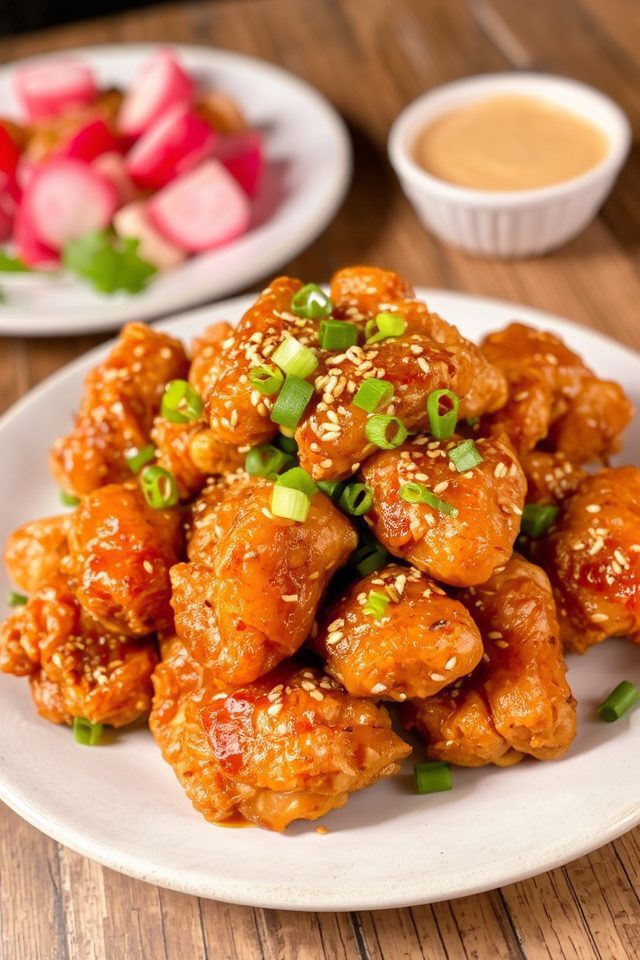crispy korean fried chicken