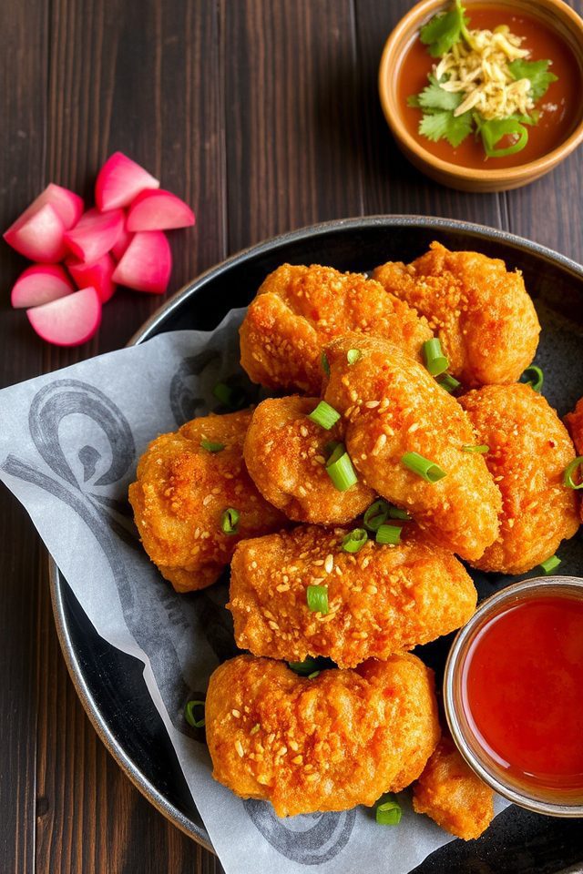 crispy korean fried chicken