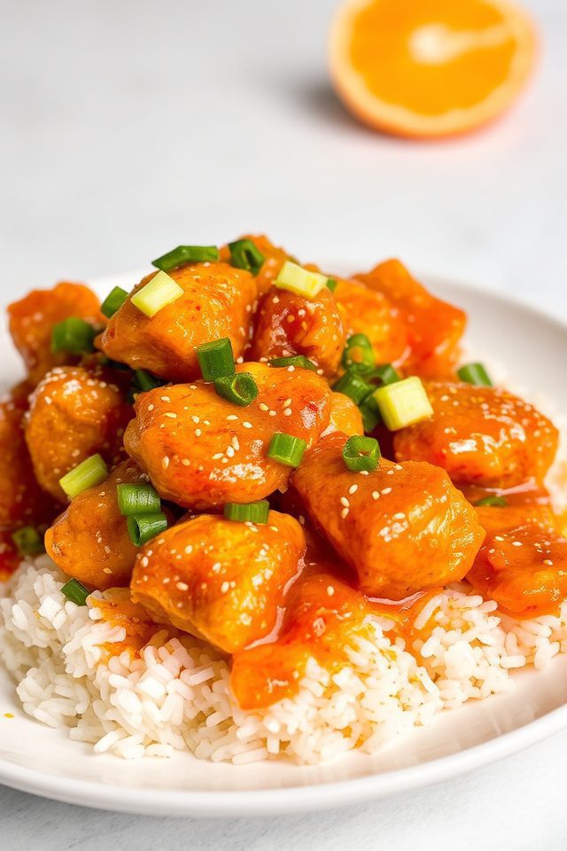 crispy orange chicken recipe