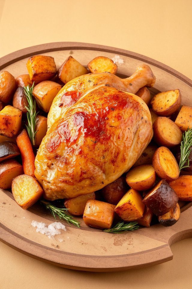 crispy oven roasted chicken