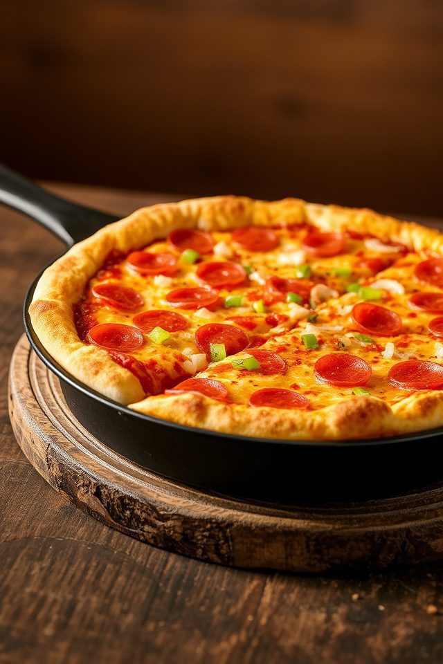 crispy pan pizza crust