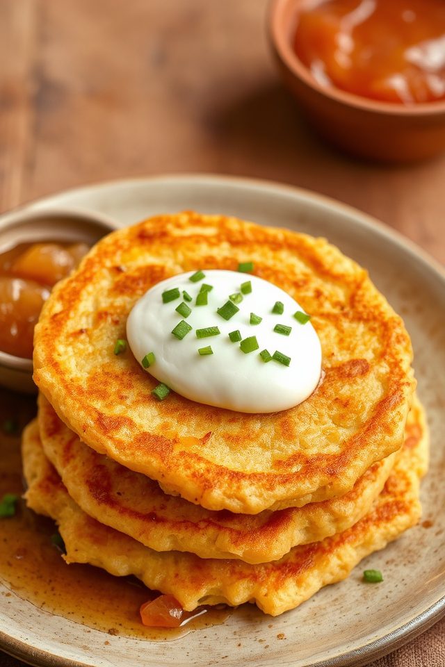 crispy potato apple dish