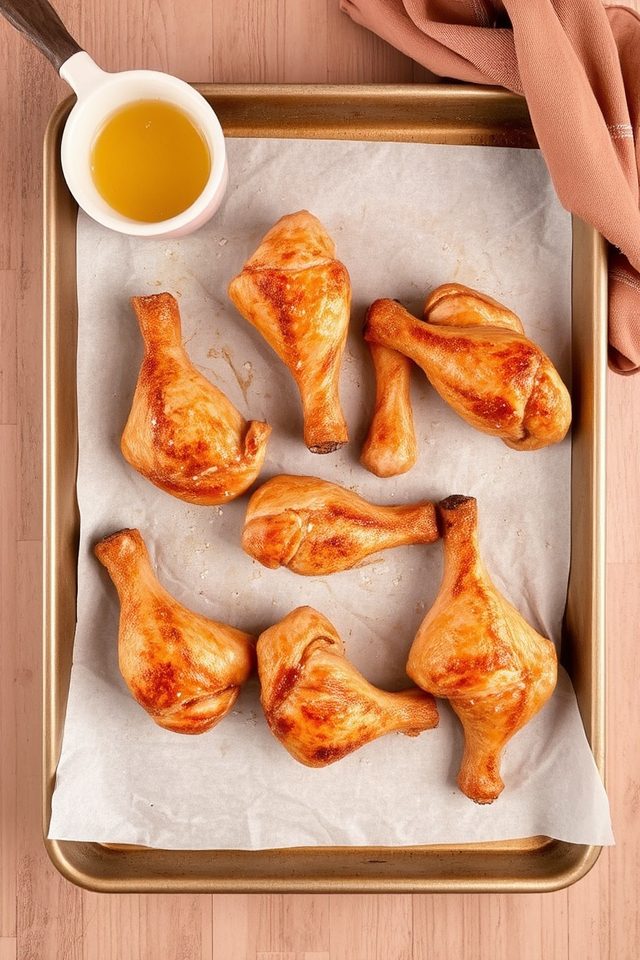 crispy protein packed drumsticks