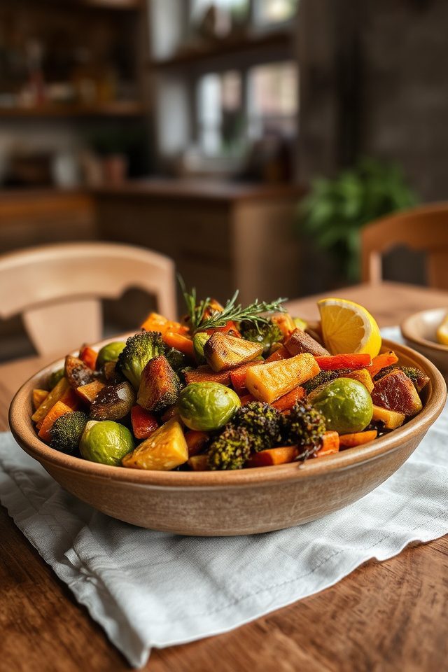 crispy roasted vegetable delights